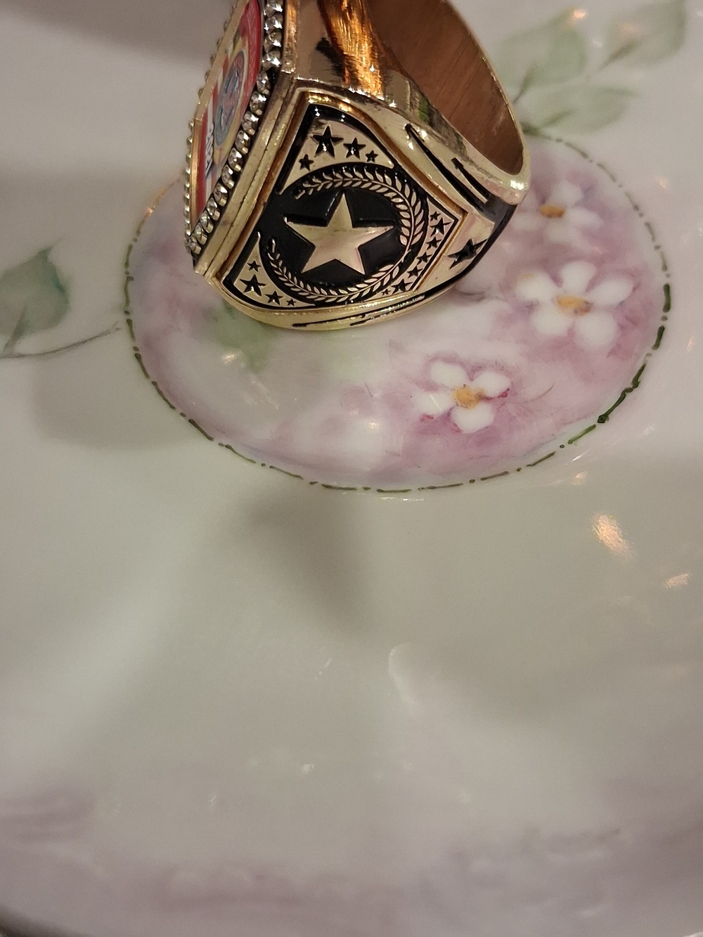 2021 All Stars Commemorative Ring - Gold Tone, Red/Blue - Picture 3 of 3